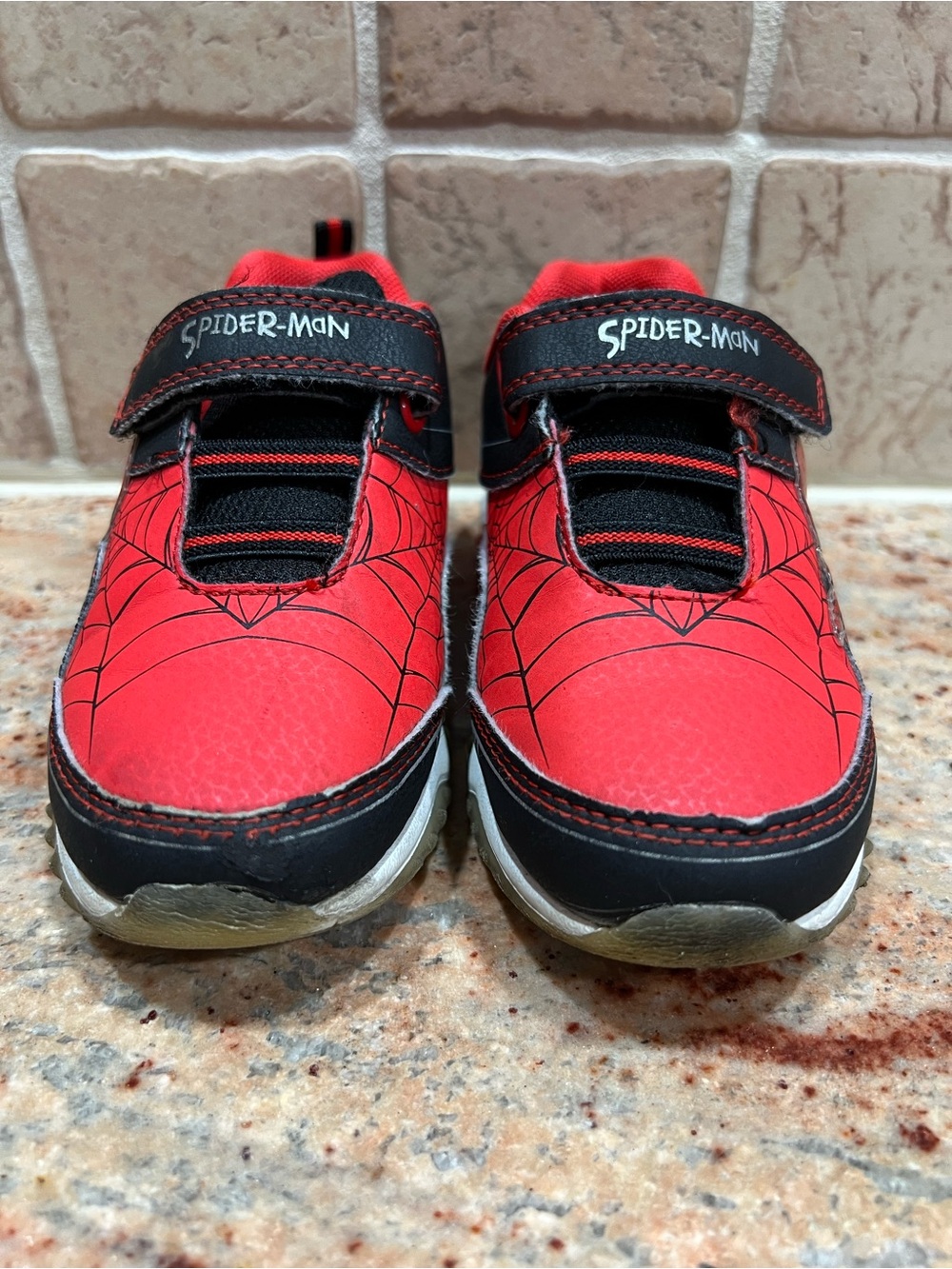 Spider-Man Red & Black Light-Up Kids Sneakers - Picture 3 of 7